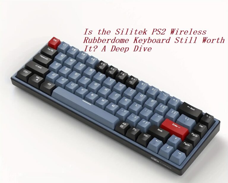 Is the Silitek PS2 Wireless Rubberdome Keyboard Still Worth It? A Deep Dive